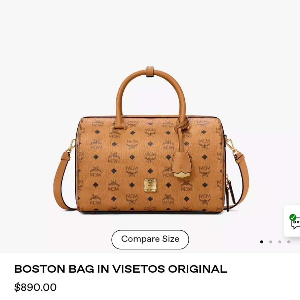 MCM boston bag